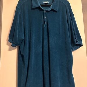 Carbon 2 Cobalt Men’s Terry Cloth Polo